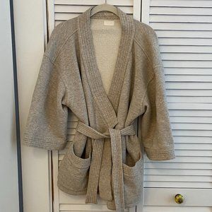 MOTHER brand Oatmeal Kimono switchover wash